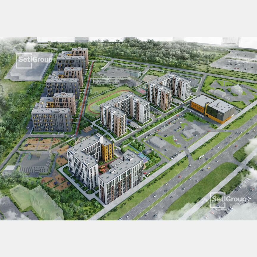 1-к. квартира, 34,5 м², 7/9 эт.