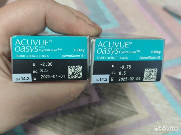 Линзы acuvue oasys