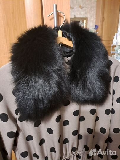 Меховой воротник натуральный