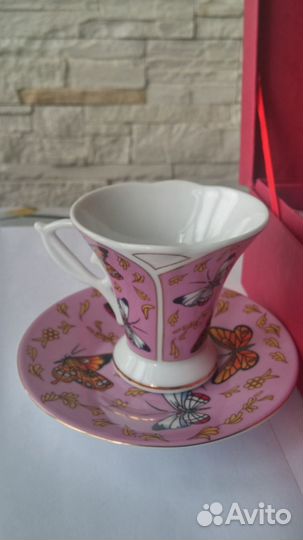 Позолоченная фарфоровая чашка 24 карата Yamasen