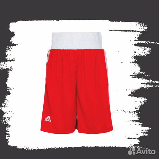 Шорты боксерские Boxing Short Punch Line красные