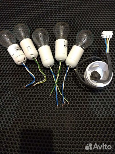 Лампочки Ильича с проводами