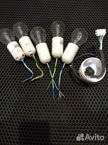 Лампочки Ильича с проводами