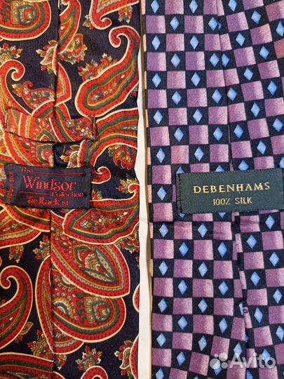 Галстук мужской шелк, Англия