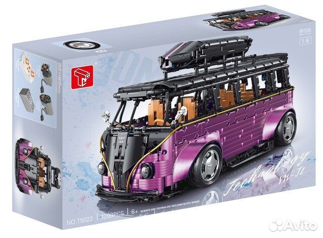 Конструктор VW T2 Touring Technology T5022