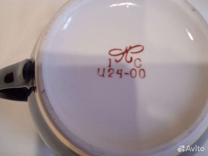 Чайный сервиз Полонное Кобальт. лфз СССР