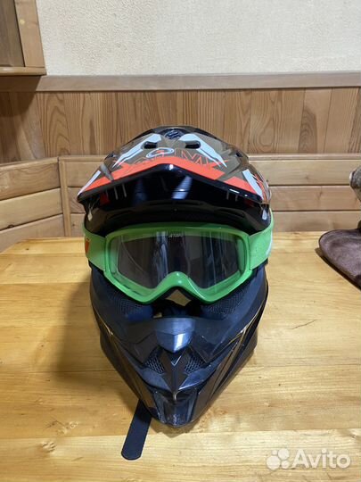 Шлем aim и очки ataki