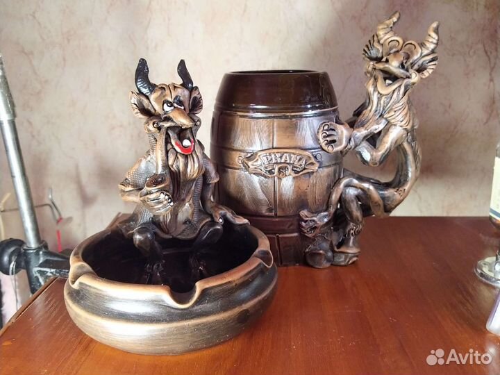 Пепельница с чертом