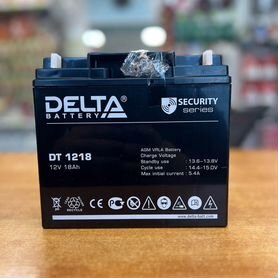 Аккумуляторная батарея Delta DT 1218 (12V / 18Ah)