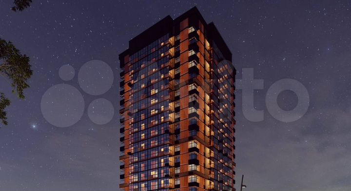 Квартира-студия, 27,6 м², 7/19 эт.