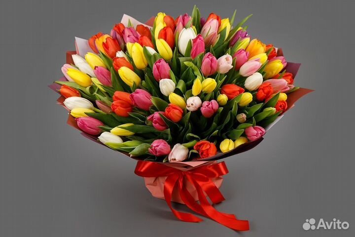 Тюльпаны к 8 марта