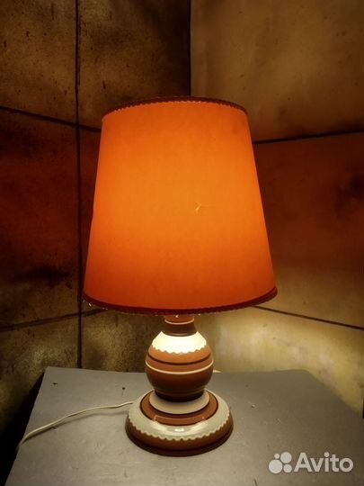 Лампа настольная времён СССР редкая
