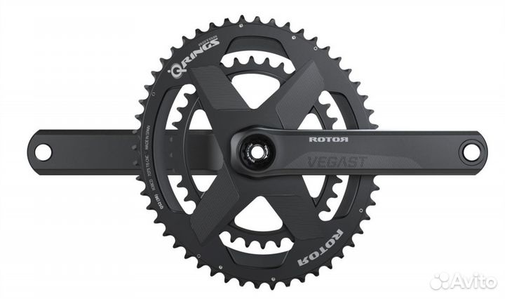 Шатуны Rotor Vegast Crank Arms Black 172,5mm (C02-106-20010-0)