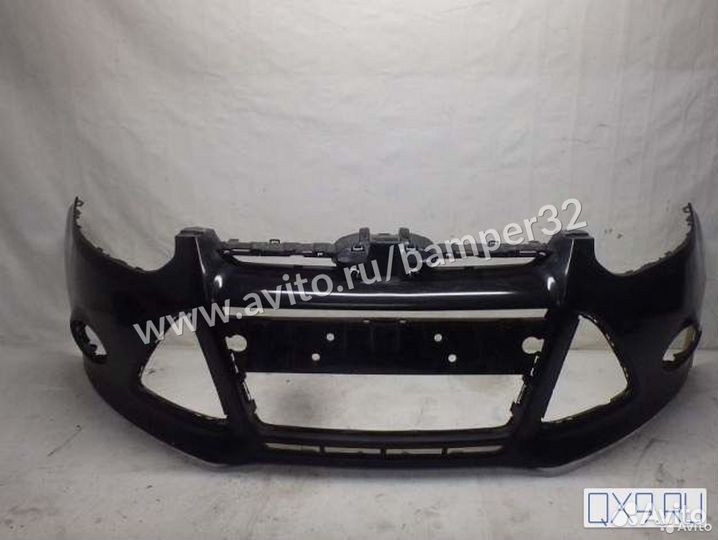 Бампер Форд Фокус 3 2011-2015 цвет черный