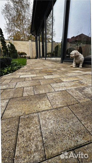 Тротуарная плитка и поребрик