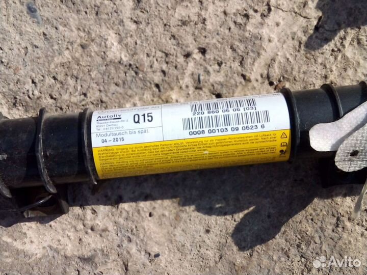 Airbag шторка Mercedes w220