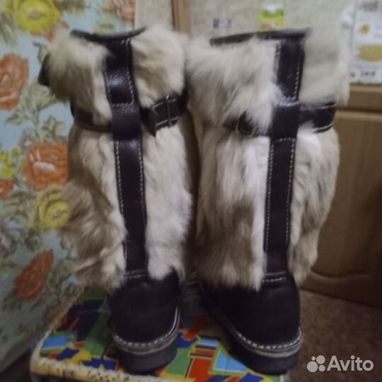 Сапоги унты женские зимние