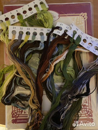 Остатки от наборов для вышивки «Золотое руно»