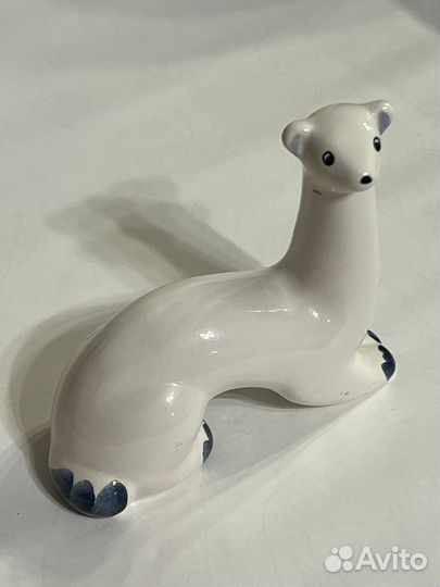 Статуэтка фарфор СССР зик Конаково Ласка