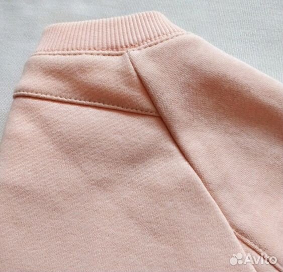 Новый персиковый свитшот толстовка кофта бантик