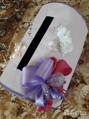 Свадебный сундучок для сбора денег