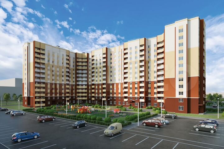 2-к. квартира, 58,9 м², 4/12 эт.
