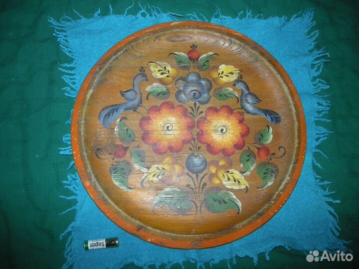 Тарелка деревянная настенная только самовывоз