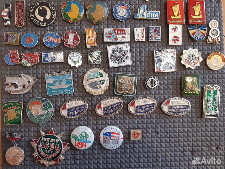Значки СССР различной тематики