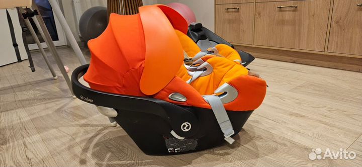 Автолюлька cybex aton q isofix для близнецов/двойн