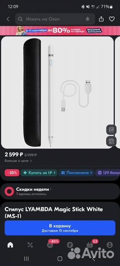 Стилус активный