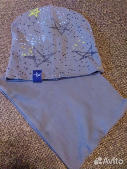 Комплект шапка и снуд.8-10 лет.На осень