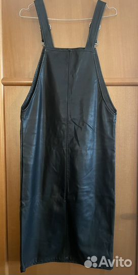 Комбинезон женский экокожа, размер XS