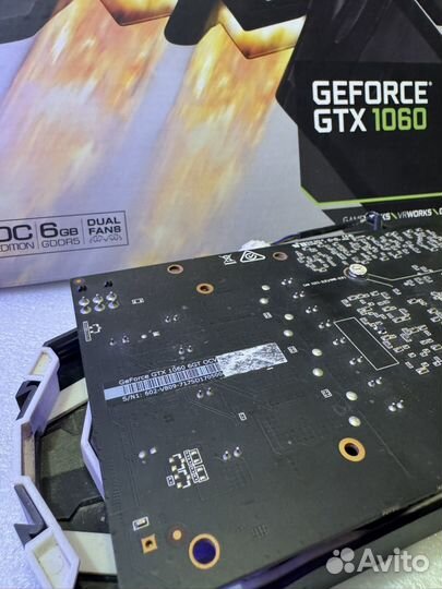 Видеокарта MSI GeForce GTX 1060 6GB OC