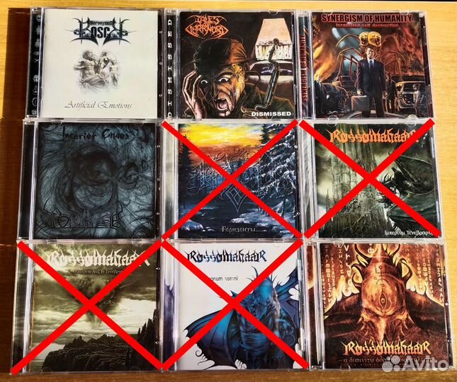 CD диски (Nokturnal Mortum,Rakoth,Lucifugum)