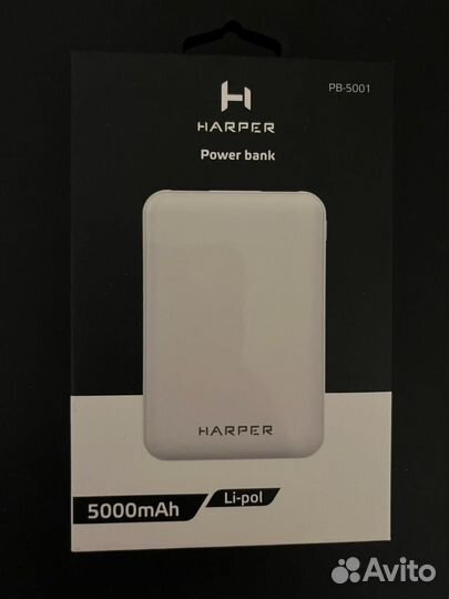 Внешний аккумулятор harper pb-5001, 5000 mAh