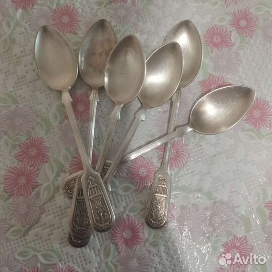 Набор чайных ложек СССР Высотка