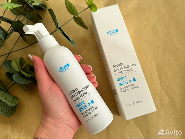 Спрей тоник для роста волос Атоми