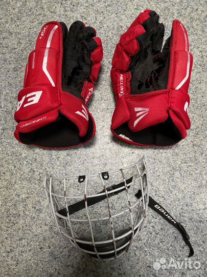 Краги и сетка хоккейные