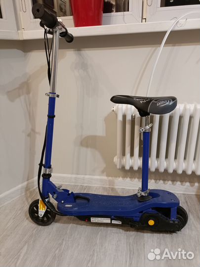 Электросамокат с сиденьем для детей