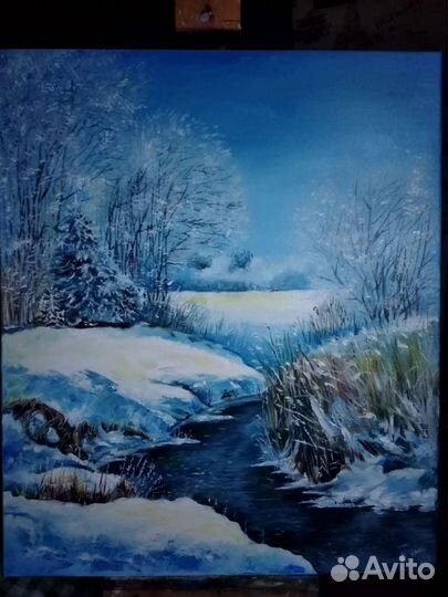Картина маслом на холсте 