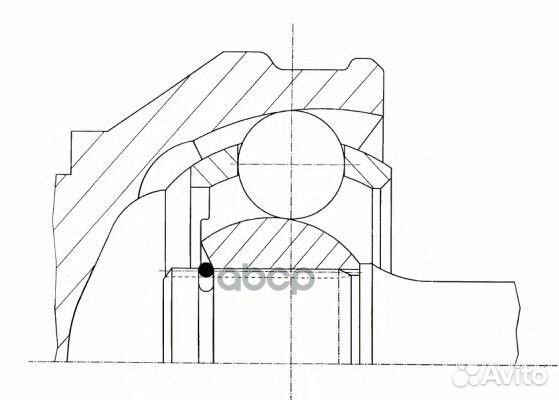 ШРУС внутр.ком/кт 302238 GKN (Loebro)