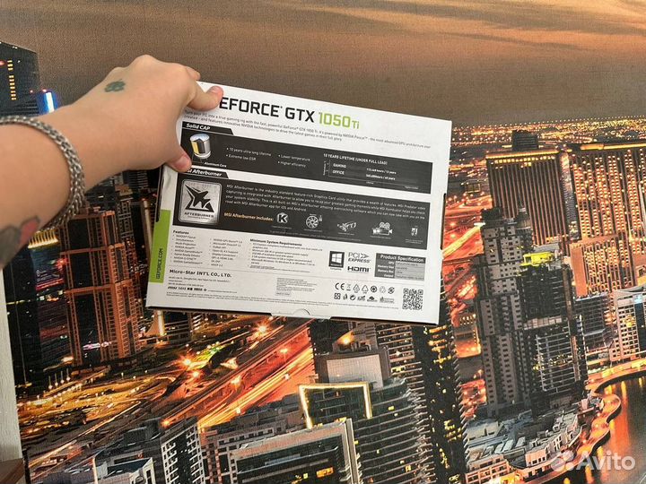 Видеокарта gtx 1050 ti 4gb msi