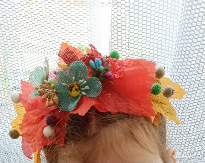 Ободок для волос ручной работы