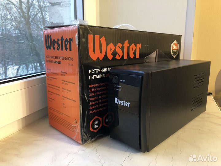 Ибп Wester ups 650