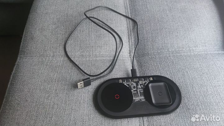 Беспроводная зарядка baseus на 2 устройства