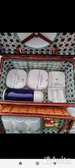 Набор для пикника в чемодане