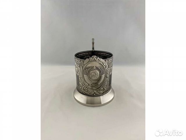 Подстаканник никелированный 