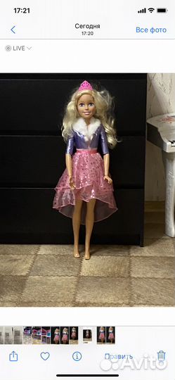 Кукла барби шарнирная