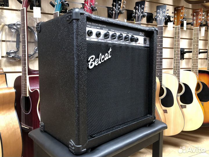Комбоусилитель для бас гитары Belcat 25B, 25Вт