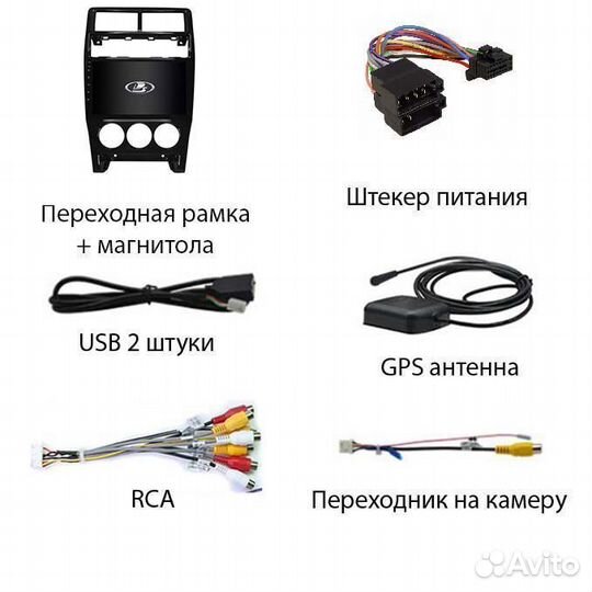 Магнитола LADA Priora 1 рестайлинг 13-18 Android